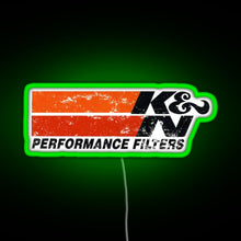 Charger l'image dans la galerie, KandN muffler RGB neon sign green