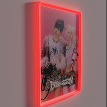 Charger l'image dans la galerie, Neon Aespa logo inspired by Supernova theme in bold RGB colors