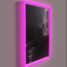 Charger l'image dans la galerie, Neon illuminated beer bar sign with customizable color change capabilities.