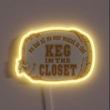 Charger l'image dans la galerie, Brighten up your home bar with this colorful keg sign