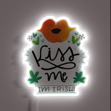 Charger l'image dans la galerie, Vibrant Ireland-themed LED neon sign for St. Patrick's Day celebrations.