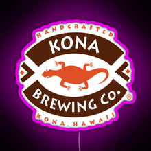 Charger l'image dans la galerie, Kona Brewing RGB neon sign  pink