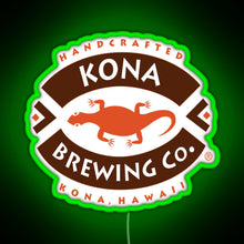 Charger l'image dans la galerie, Kona Brewing RGB neon sign green