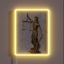 Charger l'image dans la galerie, Symbol of Fairness Illuminated with Vibrant Rainbow LED Lighting Effects