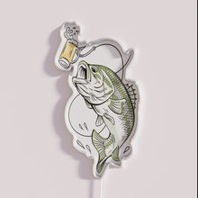 Charger l'image dans la galerie, Neon bar signs for beer lovers and bass fishing enthusiasts alike
