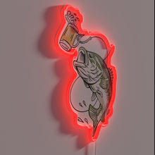 Charger l'image dans la galerie, RGB Neon Sign for Lager Enthusiasts and Anglers Alike