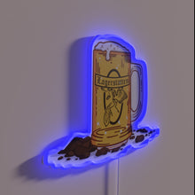 Charger l'image dans la galerie, Retro bar decor LED lighted lager statten stein glass neon sign