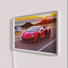 Charger l'image dans la galerie, Vibrant Lambo SVJ RGB neon light display for automotive enthusiasts