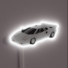Charger l'image dans la galerie, Iconic Italian supercar style in vibrant RGB neon lighting.