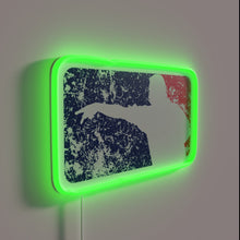 Charger l'image dans la galerie, RGB neon sign says League Darts Destroyed in bold letters