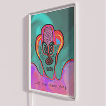 Charger l'image dans la galerie, Vibrant RGB Neon Wall Sign to Let Live Music Inspire Dreams