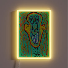Charger l'image dans la galerie, RGB Neon Sign with Music Play Motif, Vibrant Color Scheme
