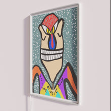 Charger l'image dans la galerie, Vibrant RGB LED neon bar decor with musical theme ambiance.