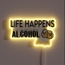 Charger l'image dans la galerie, Whiskey Wisdom: A vibrant reminder to enjoy life's unpredictable moments.