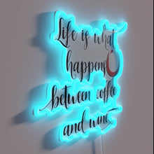 Charger l'image dans la galerie, Life's Unexpected Moments Caught in Handwritten RGB Neon Sign Script