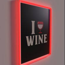 Charger l'image dans la galerie, Love Wine in Bold RGB Neon Sign for Home Decor