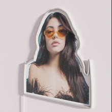 Charger l'image dans la galerie, RGB Neon Bar Decor Wall Sign with Maddison Beer Logo