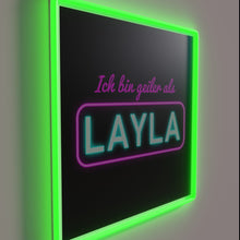 Charger l'image dans la galerie, Mallorca-inspired retro neon sign with cheeky phrase in bold letters