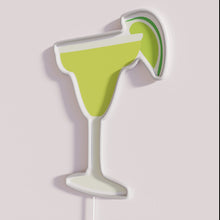 Charger l'image dans la galerie, Vibrant Margarita Cocktail Neon Sign with Color Changing RGB Technology