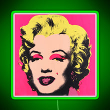 Charger l'image dans la galerie, Marilyn RGB neon sign green