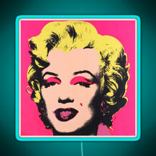 Charger l'image dans la galerie, Marilyn RGB neon sign lightblue