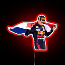 Charger l'image dans la galerie, Max Verstappen Dutch Flag RGB neon sign red