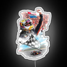 Charger l'image dans la galerie, Max Verstappen Graphic Drawing F1 2021 RGB neon sign white