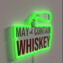 Charger l'image dans la galerie, Whiskey Fueled Nights: A Vibrant RGB Neon Wall Sign Decoration