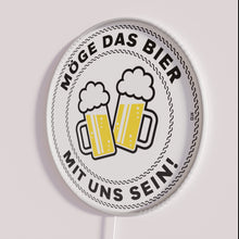 Charger l'image dans la galerie, May the Beer Be With Us Neon Bar Sign Decoration