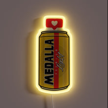 Charger l'image dans la galerie, Brilliant RGB illumination for your love of Medalla Light Beer