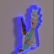 Charger l'image dans la galerie, Boldly illuminate your space with vibrant Medalla x Rick's neon artwork.