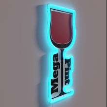 Charger l'image dans la galerie, Glowing RGB neon sign in a massive pint glass shape