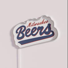 Charger l'image dans la galerie, Neon Sports Bar Decor - Milwaukee Brewers Basketball Team RGB Sign