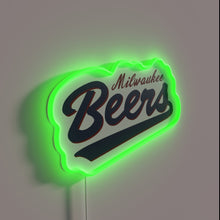 Charger l'image dans la galerie, Add some sportsy flair with this customizable beer league sign.