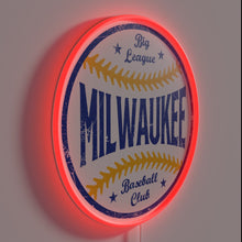 Charger l'image dans la galerie, Add retro sports flair with vintage style blue MLB neon.