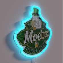 Charger l'image dans la galerie, Vibrant Celtic-inspired RGB neon sign for authentic Irish pub atmosphere.