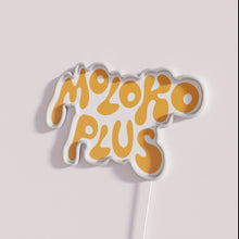 Charger l'image dans la galerie, Brighten up your space with vibrant Moloko Plus orange signage