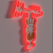 Charger l'image dans la galerie, Moms who love beer will adore this fun neon decor