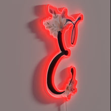 Charger l'image dans la galerie, Personalized Monogram LED Neon Sign with Customizable Color Options Available