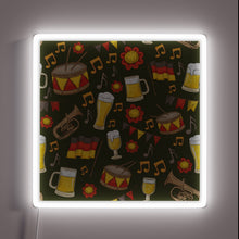 Charger l'image dans la galerie, Vintage-inspired neon signs featuring festive music and beer graphics.
