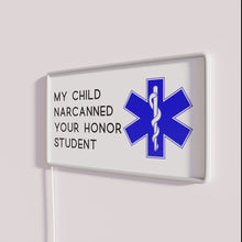 Charger l'image dans la galerie, Neon Honor Student Decal Sign for Home or Office Display