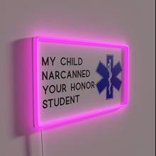Charger l'image dans la galerie, Colorful Neon Sign for Honor Students with Humorous Whimsical Design