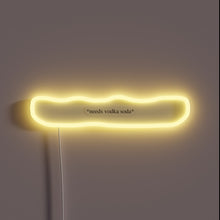 Charger l'image dans la galerie, Cocktail lover's dream: bright RGB neon sign with vodka soda theme