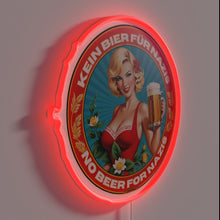 Charger l'image dans la galerie, Prohibition on Nazi ideology with bold, anti-fascist neon signage.