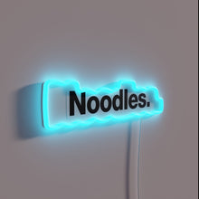 Charger l'image dans la galerie, Neon sign featuring colorful, glowing noodles in vibrant RGB lighting.