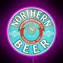 Charger l'image dans la galerie, Northern Beer RGB neon sign  pink