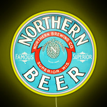 Charger l'image dans la galerie, Northern Beer RGB neon sign yellow