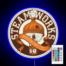 Charger l'image dans la galerie, Offcial Brewing Steamworks RGB neon sign remote