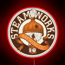 Charger l'image dans la galerie, Offcial Brewing Steamworks RGB neon sign red