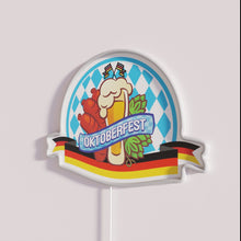 Charger l'image dans la galerie, Vibrant Neon Sign Illuminates Homes with Authentic Oktoberfest Spirit and Germany